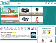 Tablet Screenshot of gadgetspeak.com