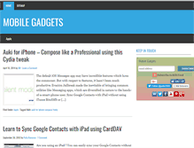 Tablet Screenshot of gadgetspeak.net
